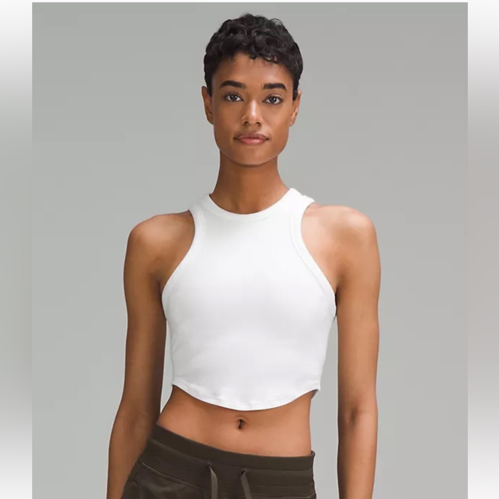 LULULEMON nwot Hold Tight Cropped Tank Top 4 - Picture 2 of 6